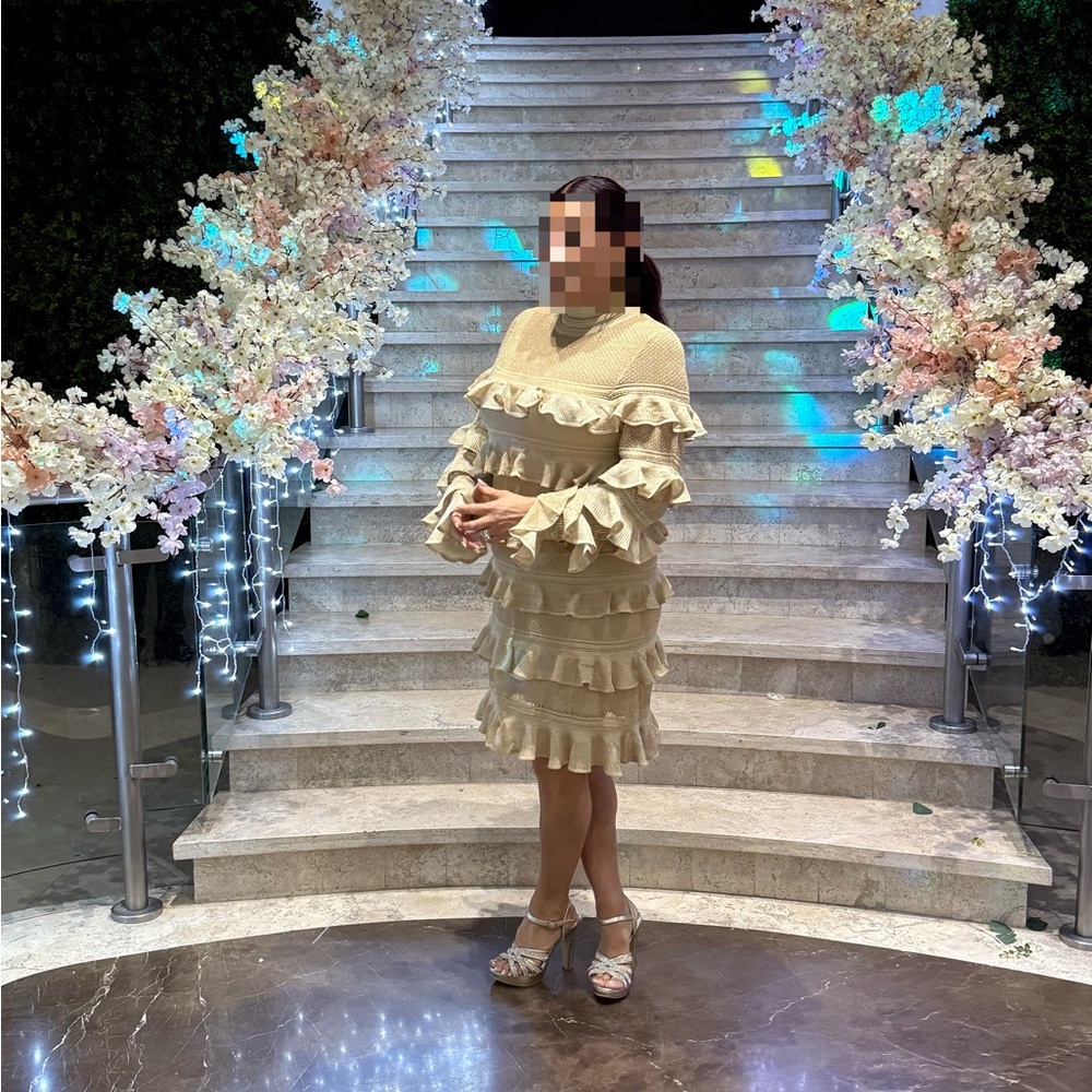 Zimmermann Metallic Frill Mini